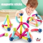 .3D 36 Pcs Magnetic Sticks Building Blocks-mylovingkids.com.bd