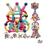 .3D 36 Pcs Magnetic Sticks Building Blocks-mylovingkids.com.bd