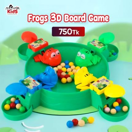 Hungry Frogs 3D Board Game-Funny Simulated Toy