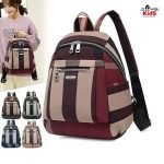 Durable Waterproof Nylon Textured Shoulder Backpack for Girls (School/College/University)