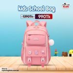 Kids Waterproof School Bag | Orthopedic Bag for Children (Black/Blue/Pink) - Image 2