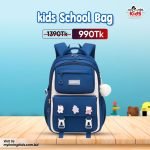 Kids Waterproof School Bag | Orthopedic Bag for Children (Black/Blue/Pink) - Image 4